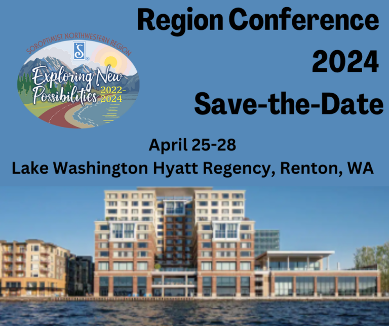 2024 NWR Conference info Soroptimist Northwestern Region